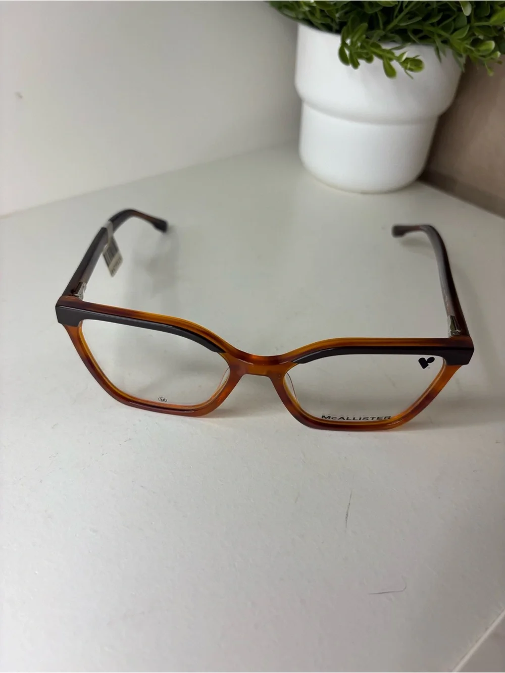 Title: McAllister MC4523 Butterscotch Tortoise Eyeglasses Frames 53-17-140 New